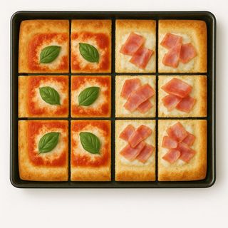 Teglia pizza mista 2