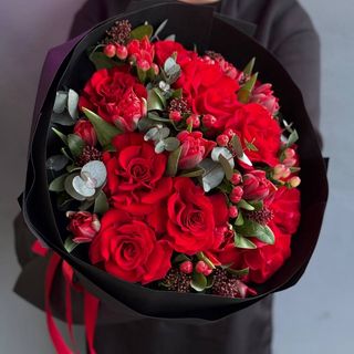 Букет троянд "Пристрасть1"