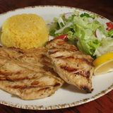 Пилешко филе със зелена салата и ориз (320г)