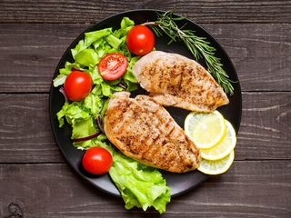 Piept de pui la gratar