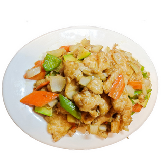 30. Пилешко с къри и зеленчуци