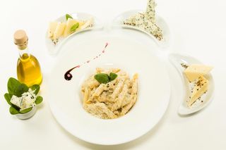 Penne quatro formagi