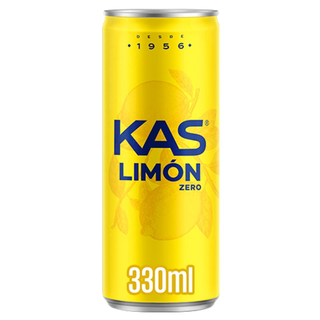 KAS Limón Refresco con gas sabor Limón Lata 330ml