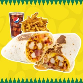 Pollo Salvaje + Patatas o Nachos con Queso + Bebida