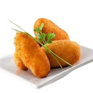 Croquetas de arroz negro y all i oli (5 Uds.)
