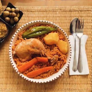 Langues d’oiseau au poulet (chorba mfawra) 