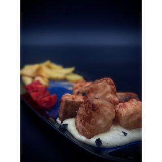 Pescado y patatas fritas
