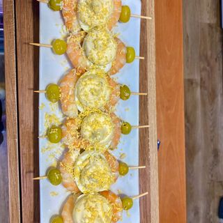 Banderilla Huevo Gamba