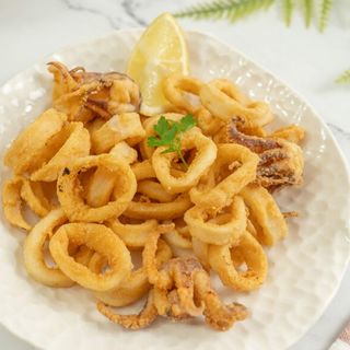 Ración de calamares fritos