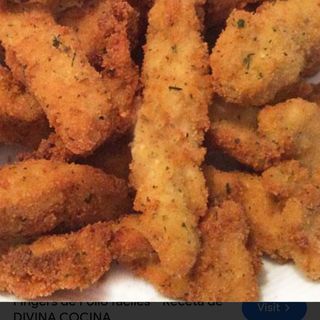 Menú Finger de pollo(6und.)
