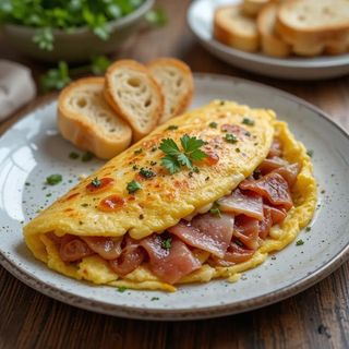 Omelette Charcuterie & Fromage