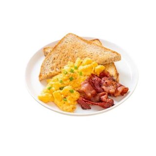 Huevos Revueltos Con Jamón Y Pan Tostado