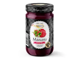 Конфитюр Малини Фамилекс (360г)