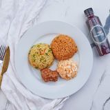 Standard Beef, Rice & Drink Party Meal