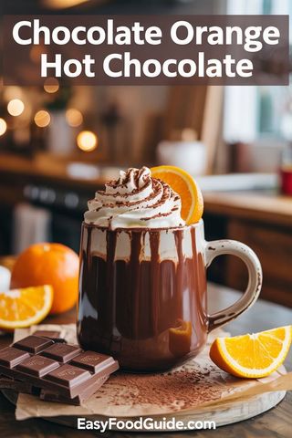 CIOCOLATA CALDA CU AROMA DE PORTOCALA SI SCORTISOARA