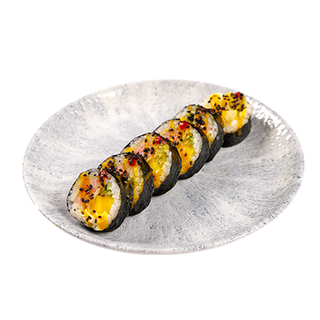 Tuńczyk w tempurze i mango