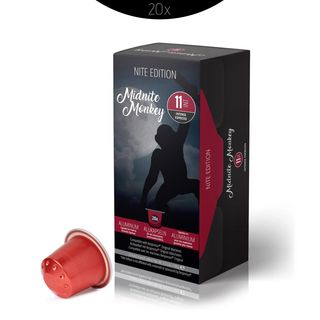NITE EDITION - "MIDNITE MONKEY" - HIGH INTENSITY - 20 ALUMINUM PODS  / "მიდნაით მანქი" - 20 ალუმინის კაფსულა