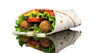 Durüm de falafel