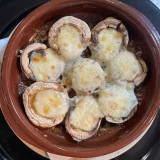 Champiñones Con Queso