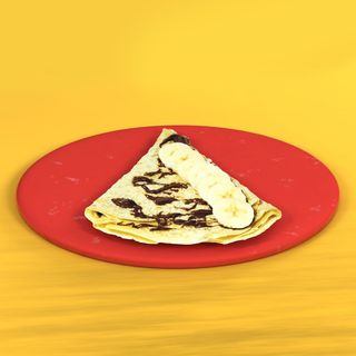 Clătite cu Nutella și banane