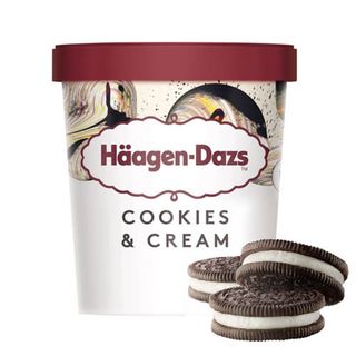 Helado Haagen Dazs Coockies Y Cream (95 Ml.)