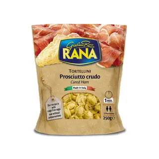 Tortellini cu prosciutto crudo Rana 250g