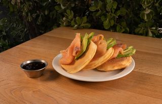 Pancake Salmone, Avocado e Sciroppo D'acero