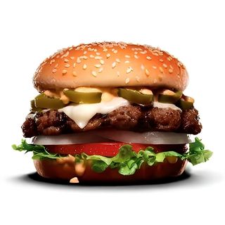 Гамбургер с курицей и халапеньо