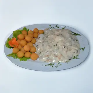 Piept de pui cu ciuperci si gorgonzola