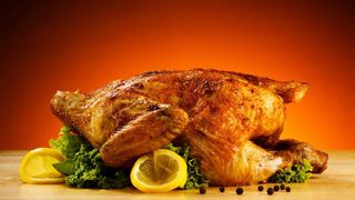 Menu frango assado 