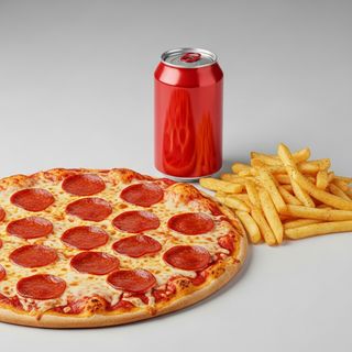 Menù pizza Margherita lattina 33 cl