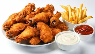 Meniu combo gigant crispy+aripioare picante