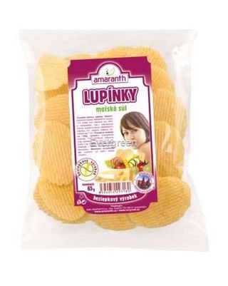 Chrupki amarantusowe z solą morską 65g 