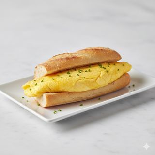 Bocadillo de tortilla francesa