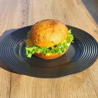 Понч-бургер злаковий з копченою куркою