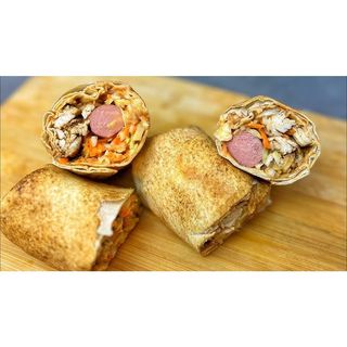 Chicken + Beef sharwama (single sausage)