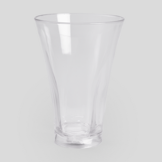 Jarrón acrilico transparente 20 cm h