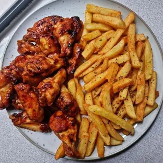 Gosh wings with chips