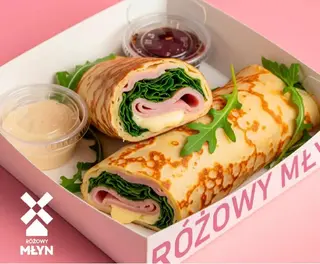 Naleśniki z szynką i serem