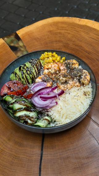 Боул з креветкою