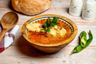 Borș de cocoș cu tăiței de casă