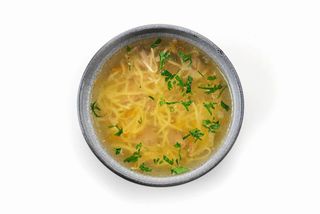 Суп с домашней лапшой и индейкой