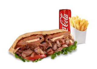 Sandwich Mixte + Frites + Coca Cola offerte