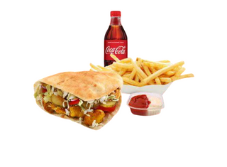 Menu beta + Coca-Cola