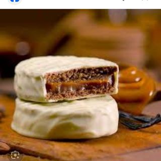 Alfajor con dulce de leche 