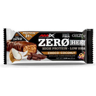 Amix Barrita Proteína Zero Hero Doble Choco-Coco 65G