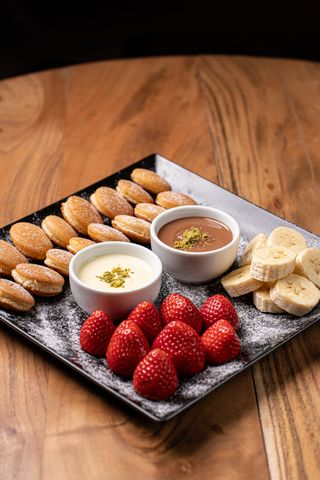 Pancake fondue