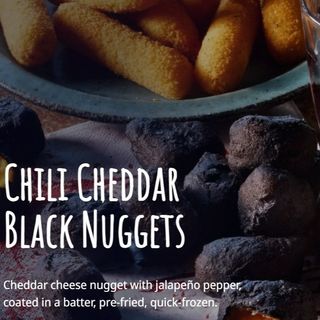 Black Nuggets - Czarne Nuggetsy lekko pikantne