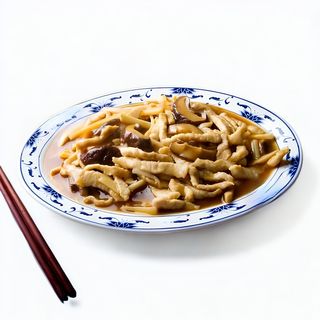 62 Maiale con funghi e bambù