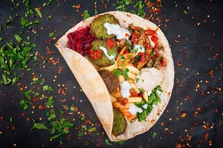 Shaorma falafel mica